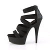 DELIGHT-659 Plateau Sandaletten Schwarz von Pleaser – Ansicht 3