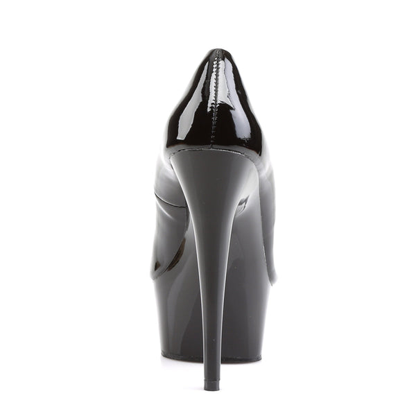 DELIGHT-685 Plateau Pumps - Schwarz von Pleaser – Ansicht 4