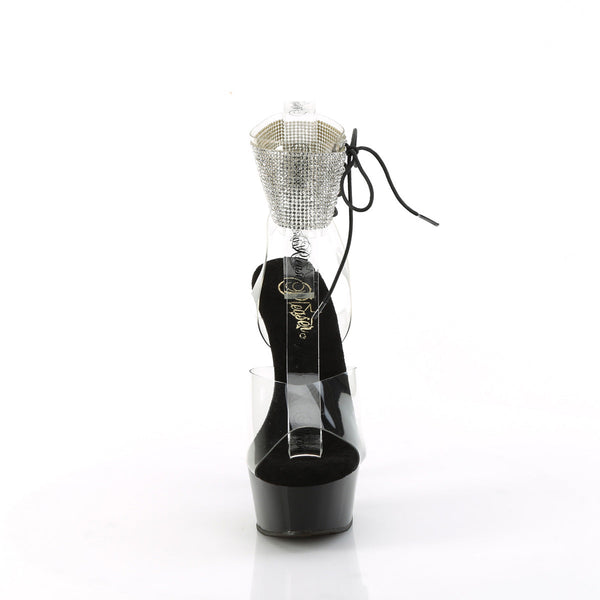 DELIGHT-691-2RS - Plateau High Heel Sandaletten - Schwarz von Pleaser – Ansicht 2
