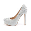 DESTINY-06R Plateau Pumps Silber von Fabulicious – Ansicht 3