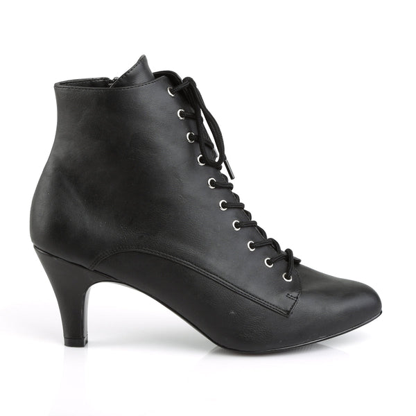 DIVINE-1020 Stiefeletten Schwarz Matt von Pleaser Pink Label – Ansicht 5