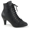 DIVINE-1020 Stiefeletten Schwarz Matt von Pleaser Pink Label