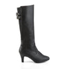 DIVINE-2018 Stiefel Schwarz Matt von Pleaser Pink Label – Ansicht 5