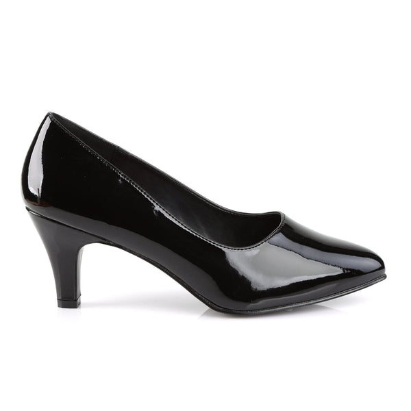 DIVINE-420 Pumps Lack Schwarz von Pleaser Pink Label – Ansicht 5