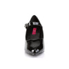 DIVINE-440 Mary Jane Pumps Lack Schwarz von Pleaser Pink Label – Ansicht 2