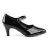 DIVINE-440 Mary Jane Pumps Lack Schwarz von Pleaser Pink Label – Ansicht 5