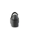 DOLLIE-01 Plateau Schuhe matt schwarz Mary Janes von DemoniaCult – Ansicht 4