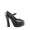 DOLLY-50 Plateau High Heel Pumps Schwarz Matt von DemoniaCult – Ansicht 5