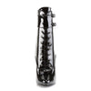 DOMINA-1023 Stiefeletten Schwarz Lack von Devious – Ansicht 2