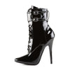 DOMINA-1023 Stiefeletten Schwarz Lack von Devious – Ansicht 3