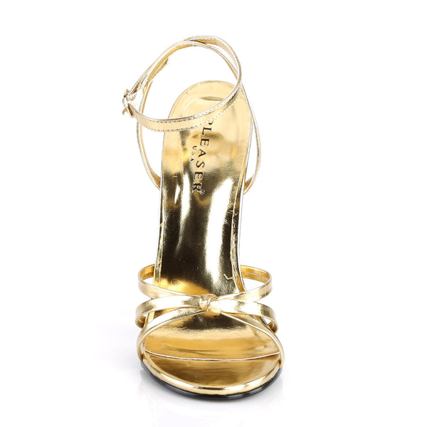 DOMINA-108 Sandaletten Gold von Devious – Ansicht 2