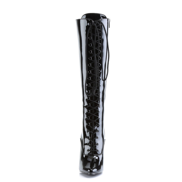 DOMINA-2020 Stiefel Schwarz Lack von Devious – Ansicht 2