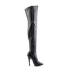 DOMINA-3000 Overknee Stiefel Schwarz Matt von Devious – Ansicht 5