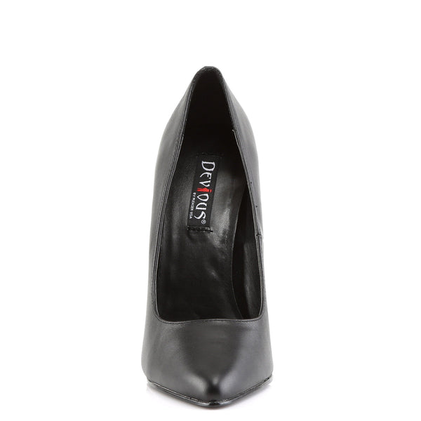 DOMINA-420 Pumps Leder Schwarz von Devious – Ansicht 2