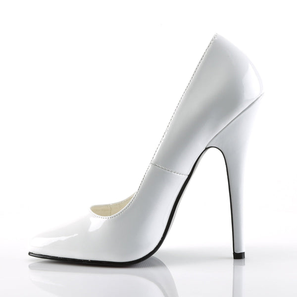 DOMINA-420 Pumps Lack Weiß von Devious – Ansicht 3