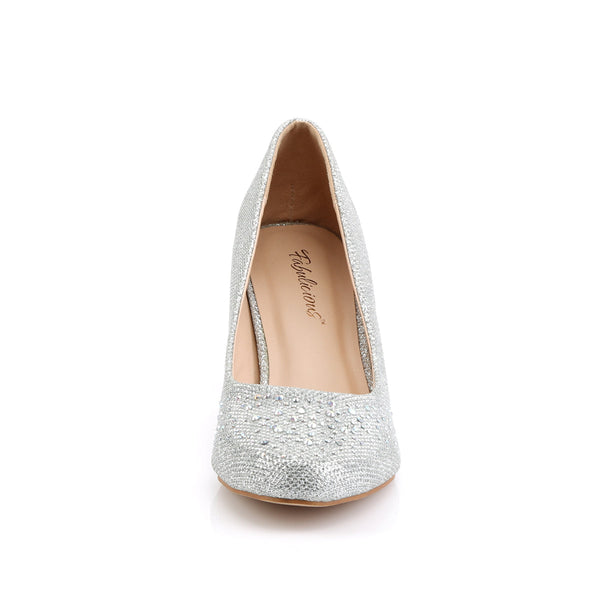 DORIS-06 Pumps Silber von Fabulicious – Ansicht 2