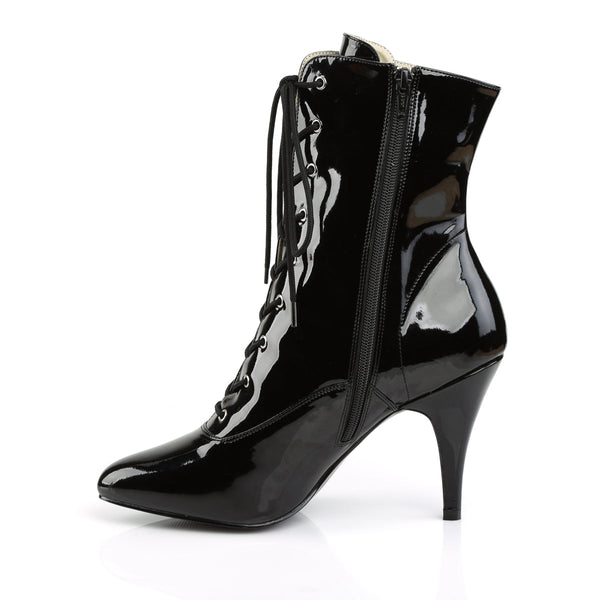 DREAM-1020 Stiefeletten Schwarz Lack von Pleaser Pink Label – Ansicht 3