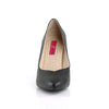DREAM-420 Pumps Schwarz Matt von Pleaser Pink Label – Ansicht 2