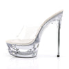 ECLIPSE-601 Plateau Pantoletten Transparent von Pleaser – Ansicht 3