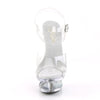 ECLIPSE-608DM Plateau Sandaletten klar von Pleaser – Ansicht 2