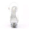 ECLIPSE-608GT Plateau Sandaletten von Silber | Pleaser – Ansicht 2