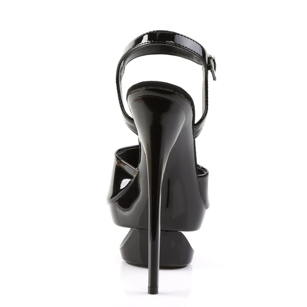 ECLIPSE-609 Plateau Sandaletten Schwarz von Pleaser – Ansicht 4