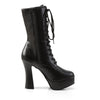 ELECTRA-1020 Plateau Stiefeletten Schwarz Matt | Pleaser SALE