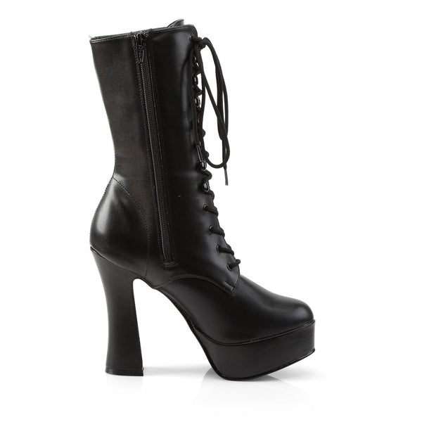 ELECTRA-1020 Plateau Stiefeletten Schwarz Matt von Pleaser – Ansicht 5