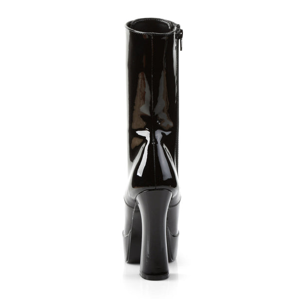 ELECTRA-1020 Plateau Stiefeletten Schwarz Lack von Pleaser – Ansicht 4