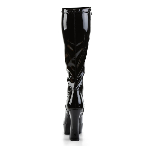 ELECTRA-2000Z Plateau Stiefel - Lack Schwarz von Pleaser – Ansicht 4