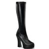 ELECTRA-2000Z Plateau Stiefel Schwarz | Pleaser