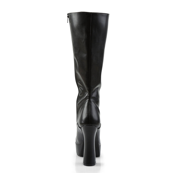 ELECTRA-2020 Plateau Stiefel Schwarz Matt von Pleaser – Ansicht 4