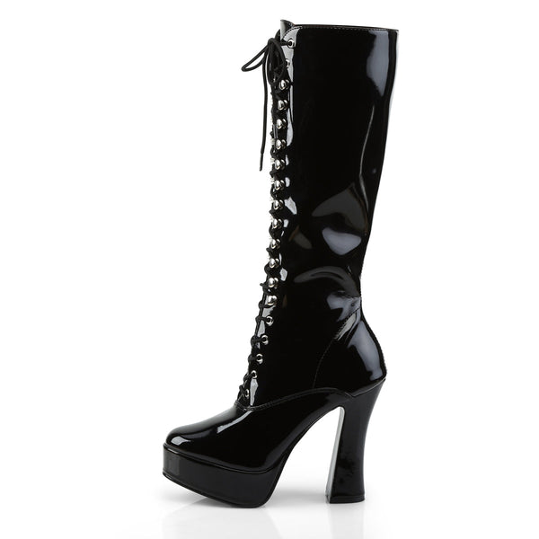 ELECTRA-2020 Plateau Stiefel Schwarz Lack von Pleaser – Ansicht 3