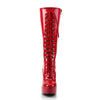 ELECTRA-2020 Plateau Stiefel Lack Rot von Pleaser – Ansicht 2