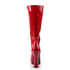 ELECTRA-2020 Plateau Stiefel Lack Rot von Pleaser – Ansicht 4