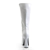 ELECTRA-2020 Plateau Stiefel - Lack Weiß von Pleaser – Ansicht 4