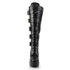ELECTRA-2042 Plateau Stiefel Schwarz Matt von Pleaser – Ansicht 2