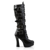 ELECTRA-2042 Plateau Stiefel Schwarz Matt von Pleaser – Ansicht 5