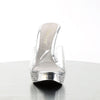 ELEGANT-401 Plateau Pantoletten Silber Glitzer von Fabulicious – Ansicht 2