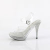 ELEGANT-408 Plateau Sandaletten transparent von Fabulicious – Ansicht 3