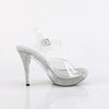 ELEGANT-408 Plateau Sandaletten transparent von Fabulicious – Ansicht 5