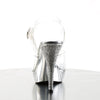 ELEGANT-408 Plateau Sandaletten Silber Glitzer von Fabulicious – Ansicht 4