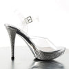 ELEGANT-408 Plateau Sandaletten Silber Glitzer von Fabulicious – Ansicht 5