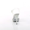 ELEGANT-408ABRS - Plateau High Heel Sandaletten - Transparent mit Strass von Fabulious – Ansicht 4