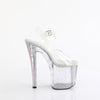 ENCHANT-708RS-01 Sandalette Plateauschuhe Transparent von Pleaser – Ansicht 5
