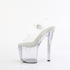 ENCHANT-708RS-02 Sandalette Plateauschuhe Transparent von Pleaser – Ansicht 3
