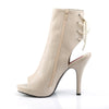 EVE-102 Stiefeletten Creme von Pleaser Pink Label – Ansicht 3