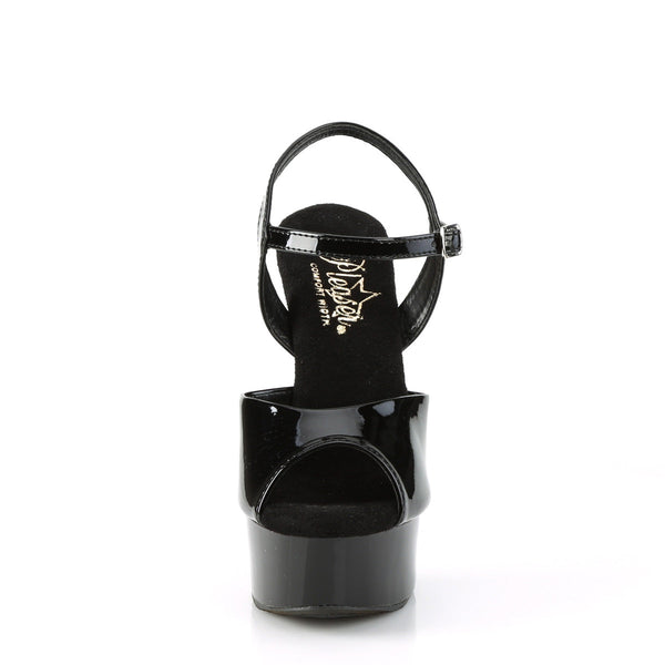 EXCITE-609 Plateau Sandaletten - Schwarz von Pleaser – Ansicht 2