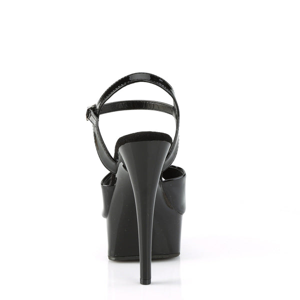 EXCITE-609 Plateau Sandaletten - Schwarz von Pleaser – Ansicht 4