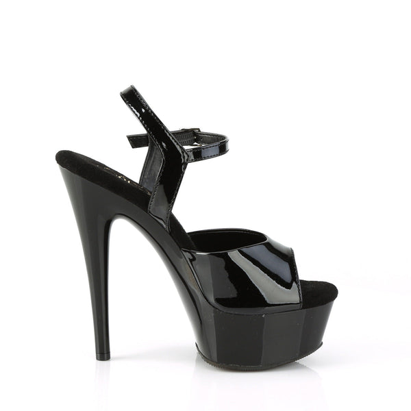 EXCITE-609 Plateau Sandaletten - Schwarz von Pleaser – Ansicht 5